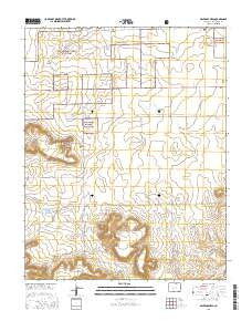Dalerose Mesa Colorado Current topographic map, 1:24000 scale, 7.5 X 7.5 Minute, Year 2016