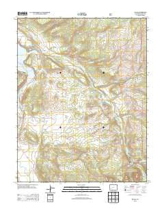 Dallas Colorado Historical topographic map, 1:24000 scale, 7.5 X 7.5 Minute, Year 2013