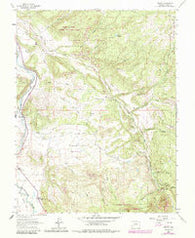 Dallas Colorado Historical topographic map, 1:24000 scale, 7.5 X 7.5 Minute, Year 1963