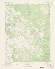 Dallas Colorado Historical topographic map, 1:24000 scale, 7.5 X 7.5 Minute, Year 1963