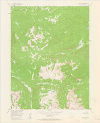 Davis Peak Colorado Historical topographic map, 1:24000 scale, 7.5 X 7.5 Minute, Year 1955