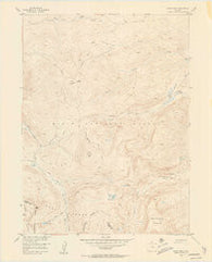 Davis Peak Colorado Historical topographic map, 1:24000 scale, 7.5 X 7.5 Minute, Year 1955