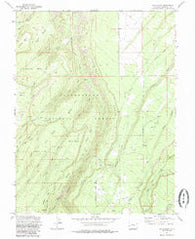 Davis Point Colorado Historical topographic map, 1:24000 scale, 7.5 X 7.5 Minute, Year 1973