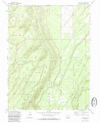 Davis Point Colorado Historical topographic map, 1:24000 scale, 7.5 X 7.5 Minute, Year 1973