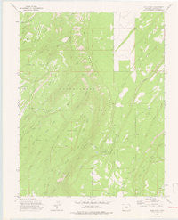 Davis Point Colorado Historical topographic map, 1:24000 scale, 7.5 X 7.5 Minute, Year 1973