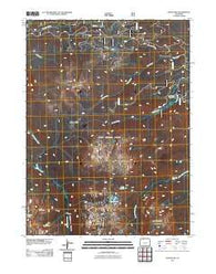 Davis Peak Colorado Historical topographic map, 1:24000 scale, 7.5 X 7.5 Minute, Year 2011