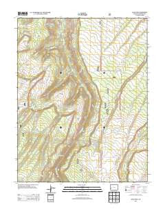 Davis Point Colorado Historical topographic map, 1:24000 scale, 7.5 X 7.5 Minute, Year 2013