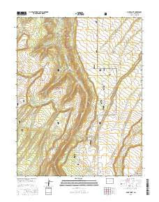 Davis Point Colorado Current topographic map, 1:24000 scale, 7.5 X 7.5 Minute, Year 2016
