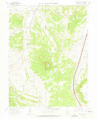 Dawson Butte Colorado Historical topographic map, 1:24000 scale, 7.5 X 7.5 Minute, Year 1965