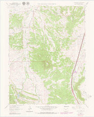 Dawson Butte Colorado Historical topographic map, 1:24000 scale, 7.5 X 7.5 Minute, Year 1965