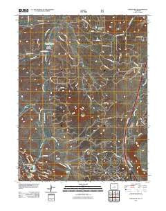 Dawson Butte Colorado Historical topographic map, 1:24000 scale, 7.5 X 7.5 Minute, Year 2011