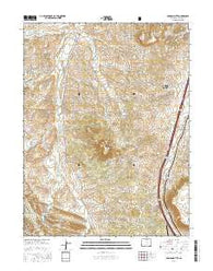 Dawson Butte Colorado Current topographic map, 1:24000 scale, 7.5 X 7.5 Minute, Year 2016