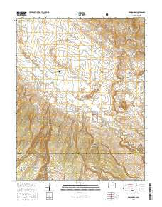 Dawson Draw Colorado Current topographic map, 1:24000 scale, 7.5 X 7.5 Minute, Year 2016