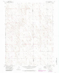 De Nova NE Colorado Historical topographic map, 1:24000 scale, 7.5 X 7.5 Minute, Year 1974