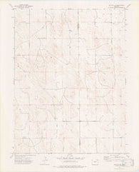 De Nova NE Colorado Historical topographic map, 1:24000 scale, 7.5 X 7.5 Minute, Year 1974