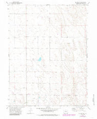 De Nova NW Colorado Historical topographic map, 1:24000 scale, 7.5 X 7.5 Minute, Year 1974