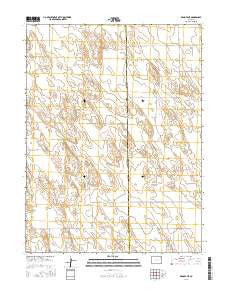 De Nova NE Colorado Current topographic map, 1:24000 scale, 7.5 X 7.5 Minute, Year 2016