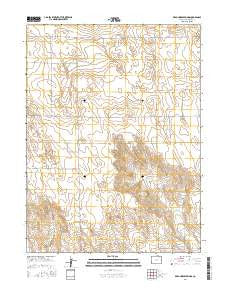 Dead Horse Springs Colorado Current topographic map, 1:24000 scale, 7.5 X 7.5 Minute, Year 2016