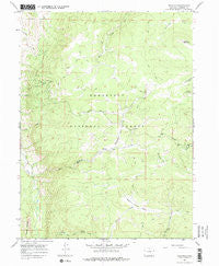 Deadman Colorado Historical topographic map, 1:24000 scale, 7.5 X 7.5 Minute, Year 1967