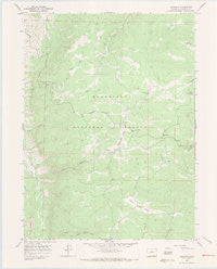 Deadman Colorado Historical topographic map, 1:24000 scale, 7.5 X 7.5 Minute, Year 1967