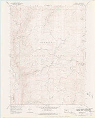 Deadman Colorado Historical topographic map, 1:24000 scale, 7.5 X 7.5 Minute, Year 1967