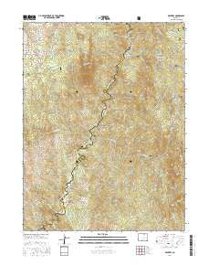 Deckers Colorado Current topographic map, 1:24000 scale, 7.5 X 7.5 Minute, Year 2016
