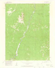 Deckers Colorado Historical topographic map, 1:24000 scale, 7.5 X 7.5 Minute, Year 1954