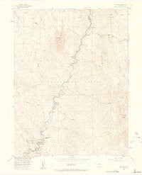 Deckers Colorado Historical topographic map, 1:24000 scale, 7.5 X 7.5 Minute, Year 1954