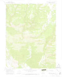Deep Creek Point Colorado Historical topographic map, 1:24000 scale, 7.5 X 7.5 Minute, Year 1966
