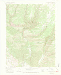 Deep Creek Point Colorado Historical topographic map, 1:24000 scale, 7.5 X 7.5 Minute, Year 1966