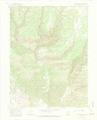 Deep Creek Point Colorado Historical topographic map, 1:24000 scale, 7.5 X 7.5 Minute, Year 1966