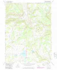 Deep Lake Colorado Historical topographic map, 1:24000 scale, 7.5 X 7.5 Minute, Year 1977