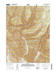 Deep Creek Point Colorado Current topographic map, 1:24000 scale, 7.5 X 7.5 Minute, Year 2016