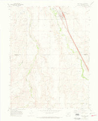 Deer Trail Colorado Historical topographic map, 1:24000 scale, 7.5 X 7.5 Minute, Year 1968