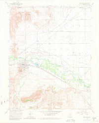 Del Norte Colorado Historical topographic map, 1:24000 scale, 7.5 X 7.5 Minute, Year 1966