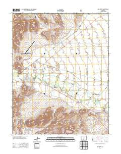 Del Norte Colorado Historical topographic map, 1:24000 scale, 7.5 X 7.5 Minute, Year 2013