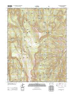 Del Norte Peak Colorado Historical topographic map, 1:24000 scale, 7.5 X 7.5 Minute, Year 2013
