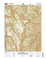 Del Norte Peak Colorado Current topographic map, 1:24000 scale, 7.5 X 7.5 Minute, Year 2016