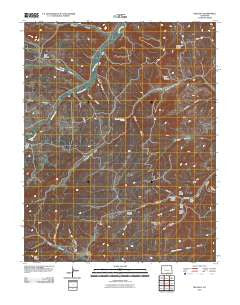 Delagua Colorado Historical topographic map, 1:24000 scale, 7.5 X 7.5 Minute, Year 2010