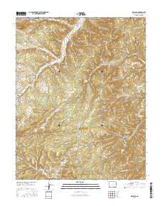 Delagua Colorado Current topographic map, 1:24000 scale, 7.5 X 7.5 Minute, Year 2016