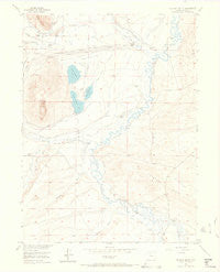 Delaney Butte Colorado Historical topographic map, 1:24000 scale, 7.5 X 7.5 Minute, Year 1955