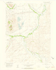 Delaney Butte Colorado Historical topographic map, 1:24000 scale, 7.5 X 7.5 Minute, Year 1955