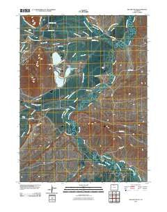 Delaney Butte Colorado Historical topographic map, 1:24000 scale, 7.5 X 7.5 Minute, Year 2010