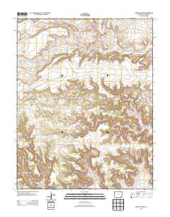 Dennis Canyon Colorado Historical topographic map, 1:24000 scale, 7.5 X 7.5 Minute, Year 2013