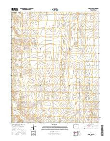 Denny Lake Colorado Current topographic map, 1:24000 scale, 7.5 X 7.5 Minute, Year 2016
