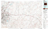 Denver East Colorado Historical topographic map, 1:100000 scale, 30 X 60 Minute, Year 1981