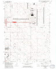 Denver International Airport Colorado Historical topographic map, 1:24000 scale, 7.5 X 7.5 Minute, Year 1966
