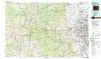Denver West Colorado Historical topographic map, 1:100000 scale, 30 X 60 Minute, Year 1983
