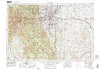 Denver Colorado Historical topographic map, 1:250000 scale, 1 X 2 Degree, Year 1953