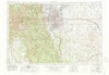 Denver Colorado Historical topographic map, 1:250000 scale, 1 X 2 Degree, Year 1953